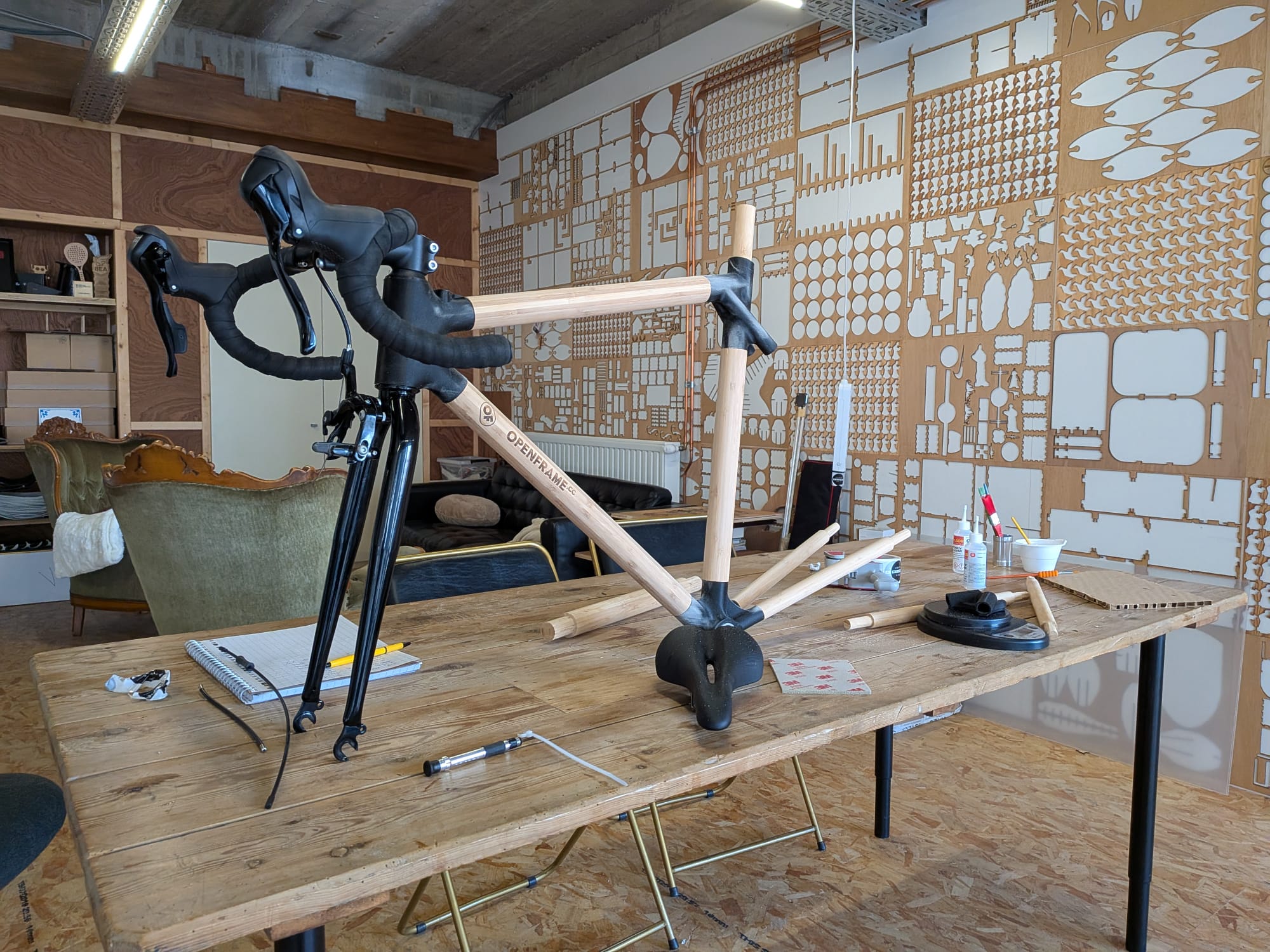 Prototype bike frame