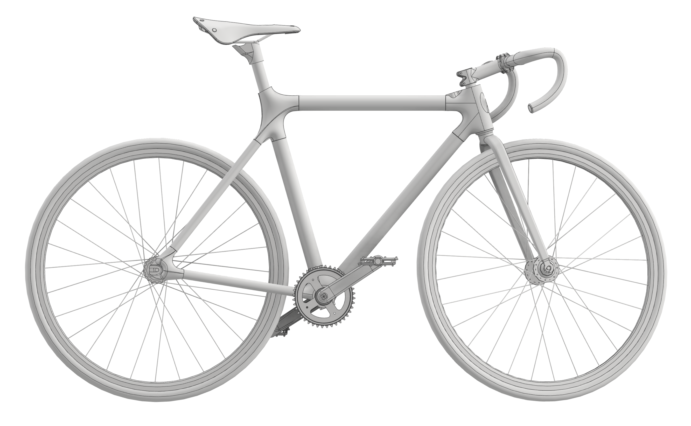 Prototype bike frame